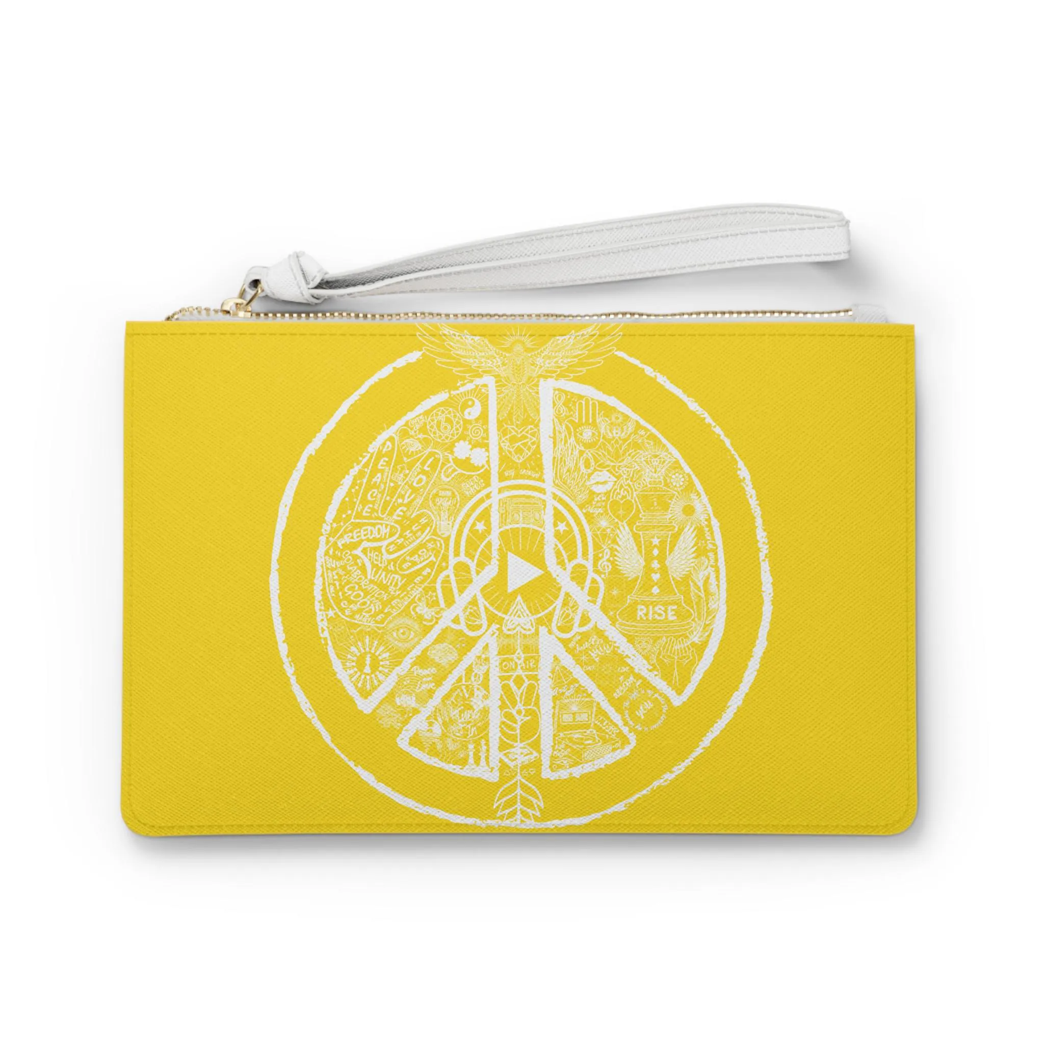 *BRIGHT EDITION Clutch Bag PEACE&LOVE